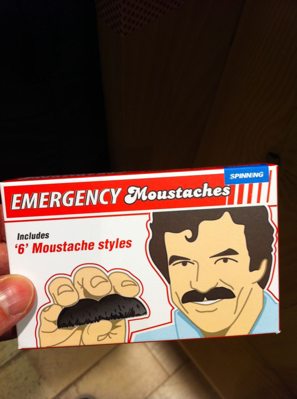emergency moustache