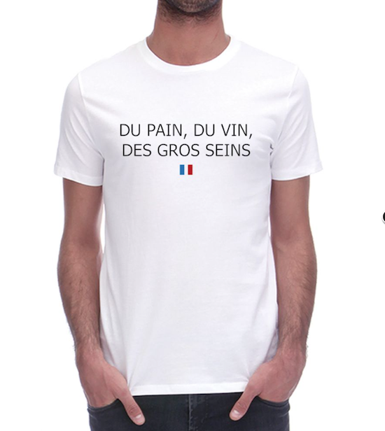 monsieur t-shirt republique franchouillarde Du pain