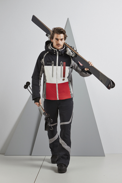 Mode homme sur les pistes de ski : le retour du color block