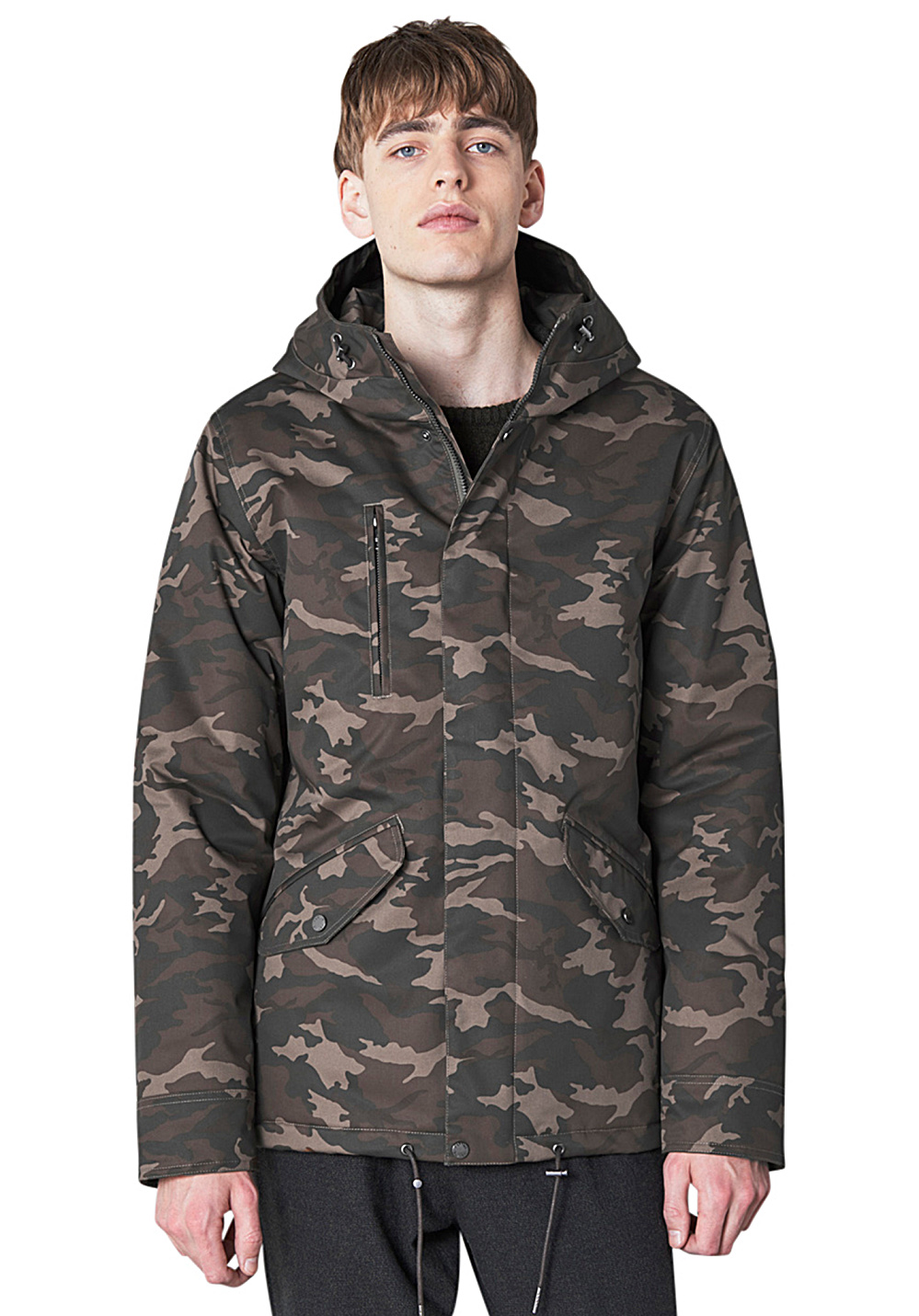 parka homme camouflage