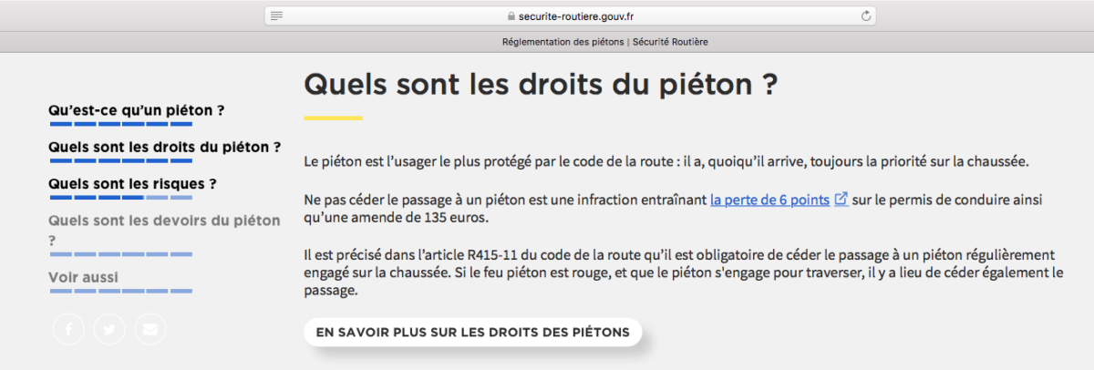 piéton prioritaire
