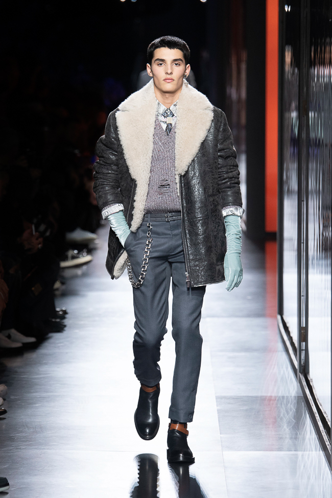 blouson shearling Dior homme automne hiver 2020 - 2021