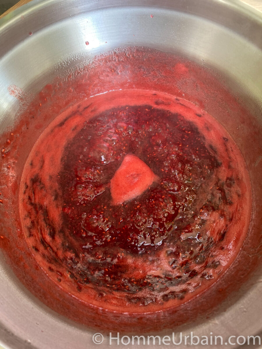 recette confiture de framboise