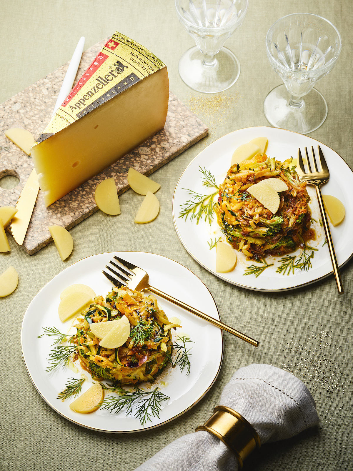 De saison : Recette de galette de légumes à l’Appenzeller