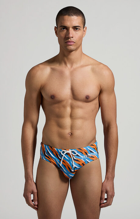 Maillot de bain homme imprimé été 2025 – Bikkembergs