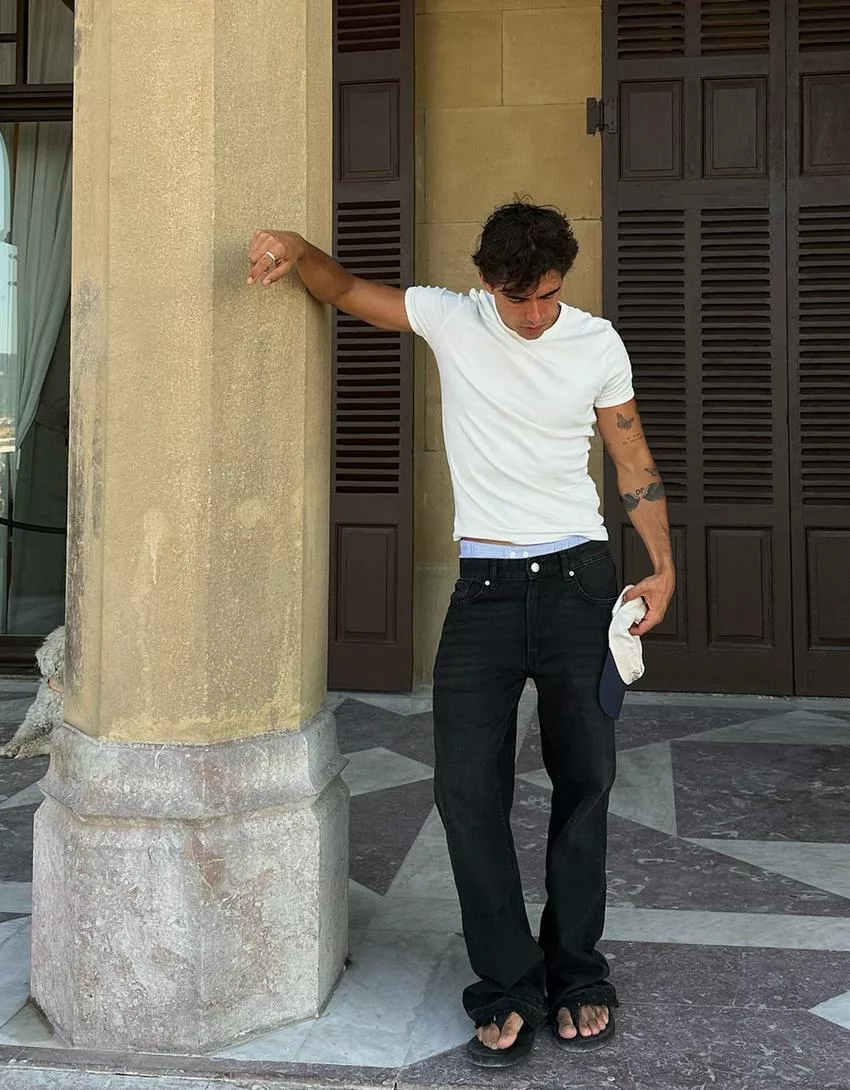 Bershka Jeans flare fit homme