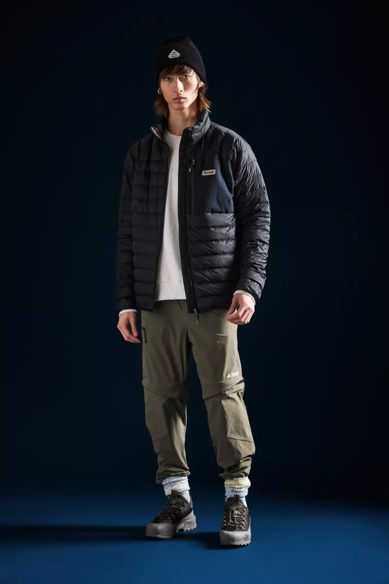 Doudoune fine homme à capuche