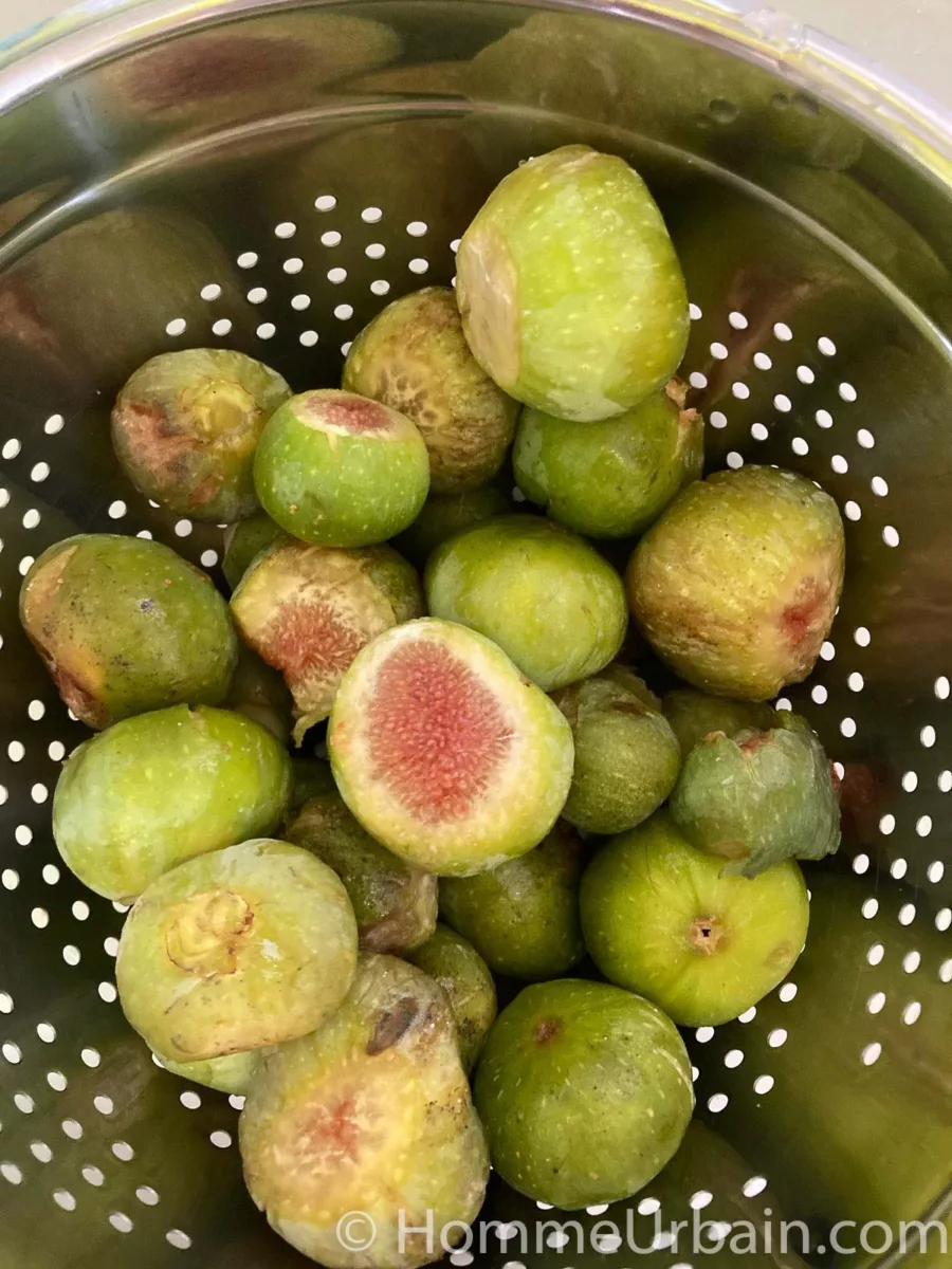 de la confiture de figues vertes